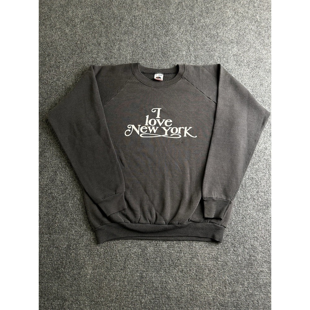 Mens I Love New York Graphic Sweatshirt Made in USA, Size XL